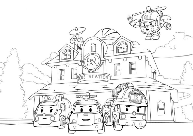 Robocar Poli Coloring Lesson | Kids Coloring Page avec Coloriage Robocar Robocar Poli Coloring Lesson | Kids Coloring Page avec Coloriage Robocar