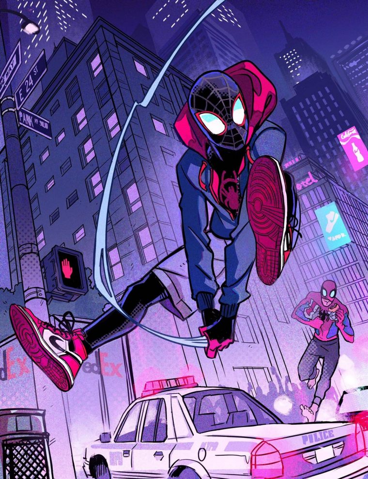Spider-Man: Into The Spider-Verse | Desenhos De Super encequiconcerne Dessin De Spiderman