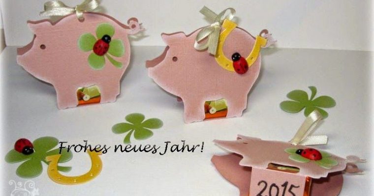 Stempel, Karten Und Mehr: Frohes Neues Jahr | Basteln destiné Tischkarten Silvester