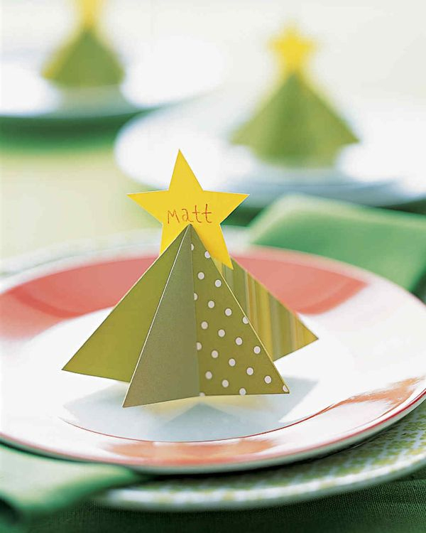 Tischkarten Für Weihnachten: 3 Einfache Anleitung Und 30 intérieur Tischkarten Silvester
