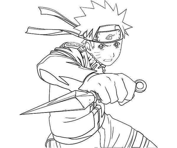 Uzumaki Naruto With Kunai Knife Coloring Page | Fox concernant Dessin A Imprimer Minato Uzumaki Naruto With Kunai Knife Coloring Page | Fox concernant Dessin A Imprimer Minato