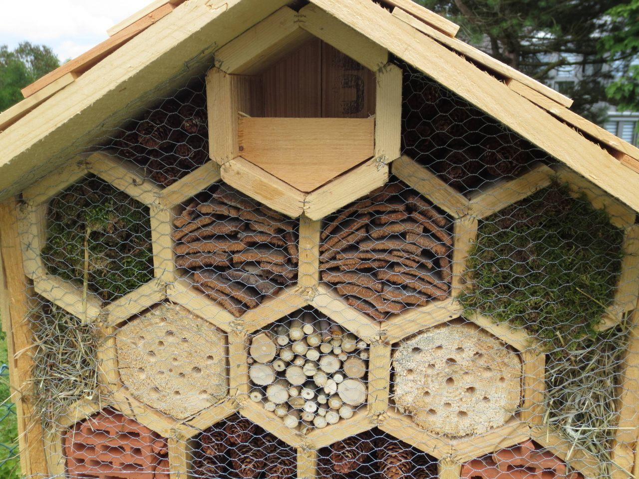 Vier Sterne Insektenhotel - Bauanleitung Zum Selberbauen intérieur Insektenhotel Basteln