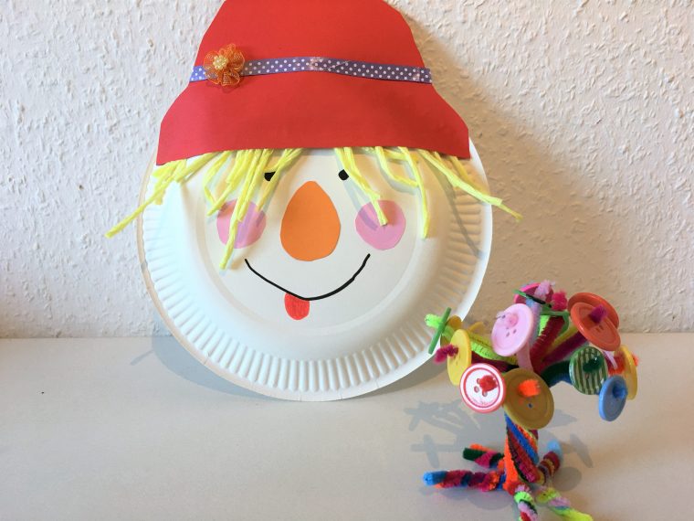 Vogelscheuche Aus Pappteller – Basteln Mit Kindern | Der concernant Basteln Mit Pappteller Vogelscheuche Aus Pappteller – Basteln Mit Kindern | Der concernant Basteln Mit Pappteller