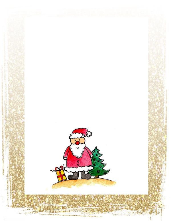 Weihnachtsmann ★ Nikolaus ★ Freebies Im Blog Kreativzauber avec Briefpapier Kostenlos