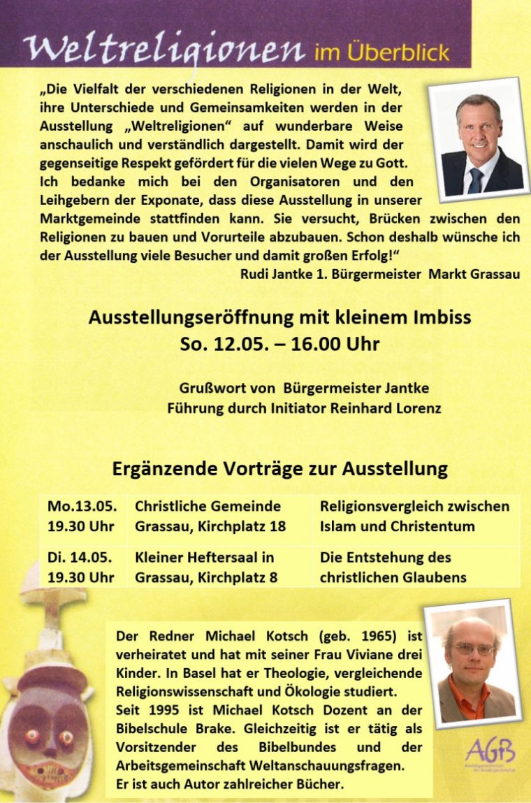 Weltreligionen-Ausstellung 2019 Im Hefterstadel destiné Entstehung Der Weltreligionen