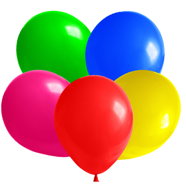 100 Stück Luftballons Party-Deko Bunt 12" 30Cm à Luftballon Material