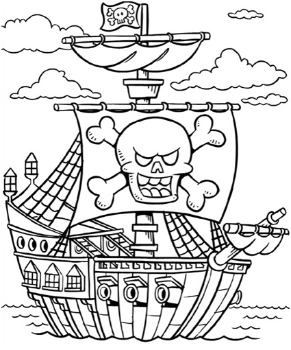 11 Aimable Coloriage Bateau Pirate Images – Coloriage dedans Coloriage Bateau Pirate