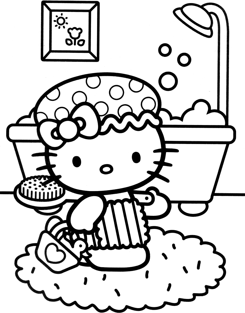 147 Dessins De Coloriage Hello Kitty À Imprimer Sur avec Coloriage Hello Kitty