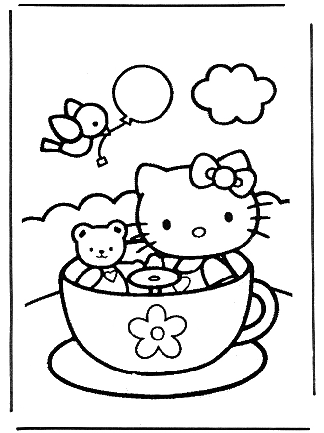 147 Dessins De Coloriage Hello Kitty À Imprimer Sur tout Coloriage Hello Kitty
