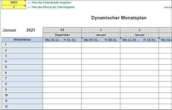 15 Kostenlose Kalender Vorlagen Für 2021 – Alle-Meine pour Monatsplaner Kostenlos