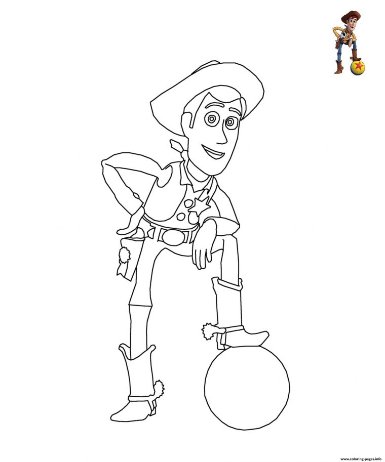 woody coloring page