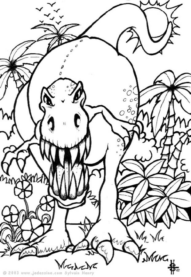 20 Dessins De Coloriage Dinosaure En Ligne Gratuit À Imprimer pour Dessins À Colorier Gratuit