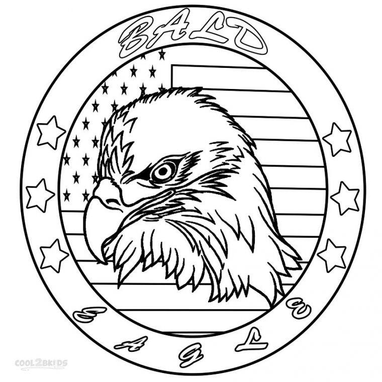 coloring pages of bald eagles coloring pages of bald eagles
