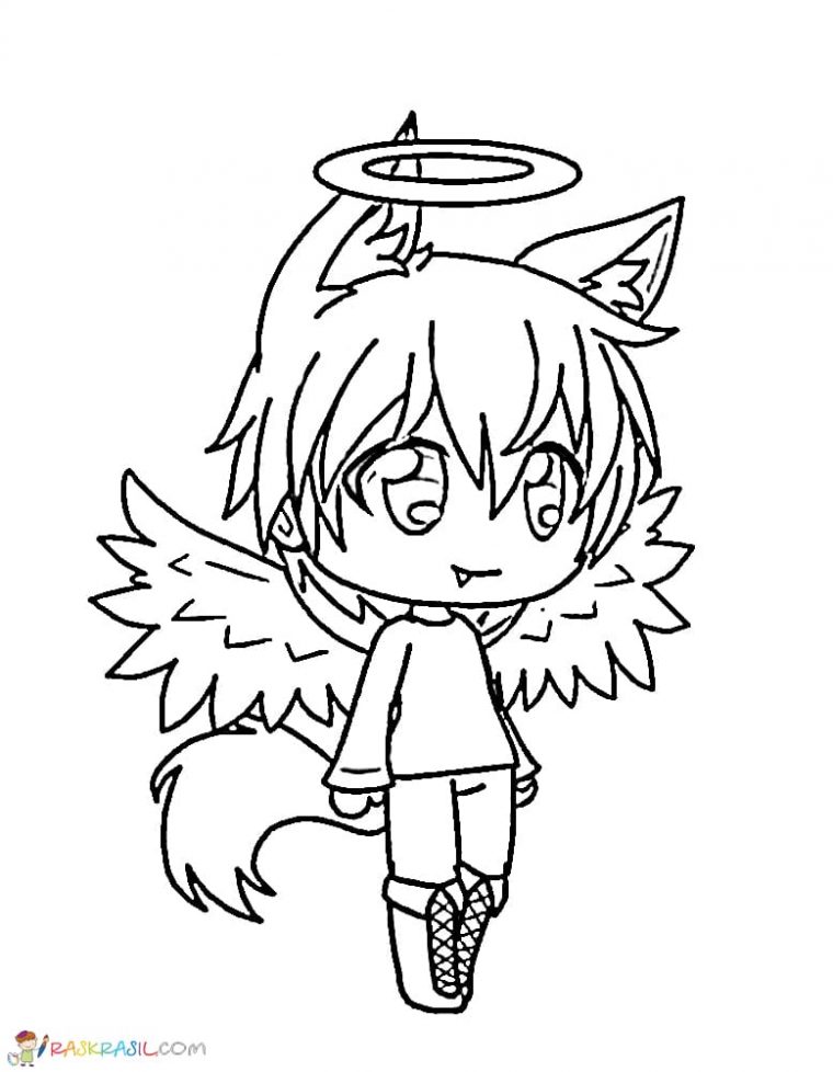 dessin à imprimer gacha life
