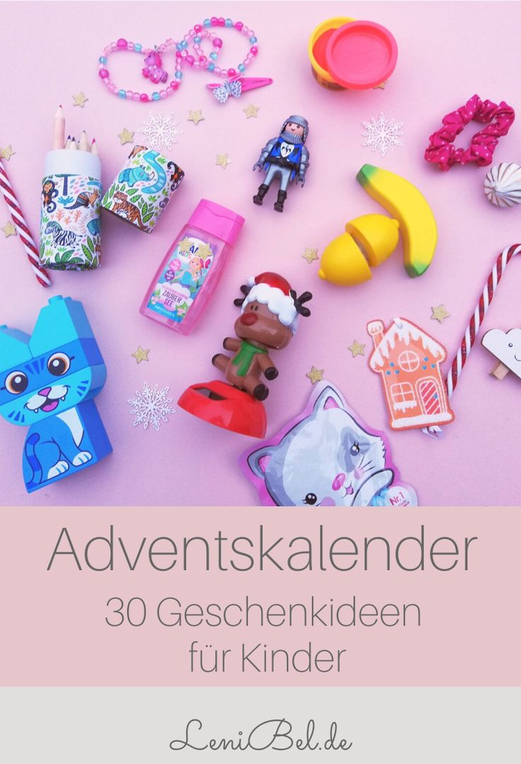 Adventskalender Für Kinder – 40 Geschenkideen Zum Befüllen destiné Adventskalender Kinder
