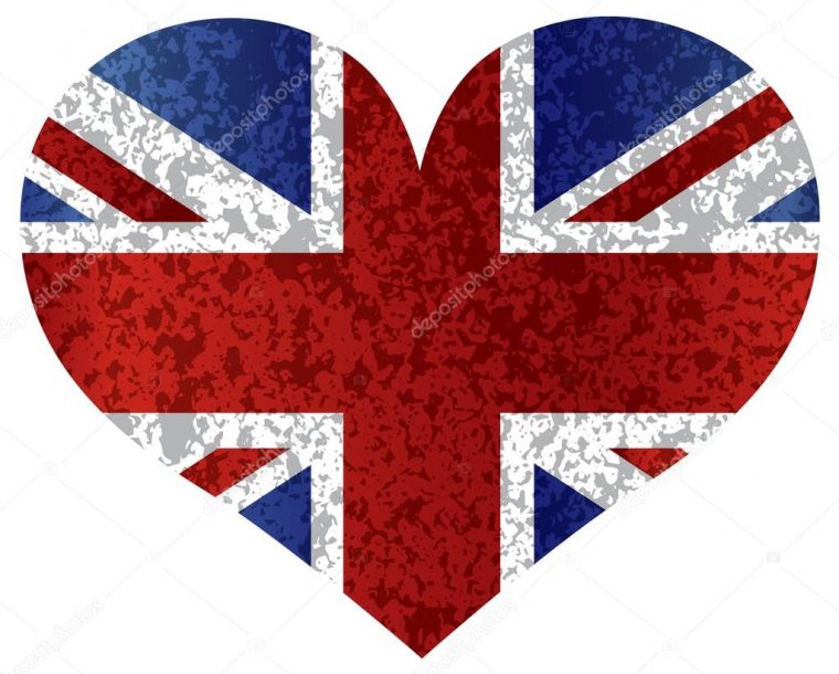 Angleterre Union Jack Drapeau Coeur Texturé Image concernant Drapeau De L Angleterre
