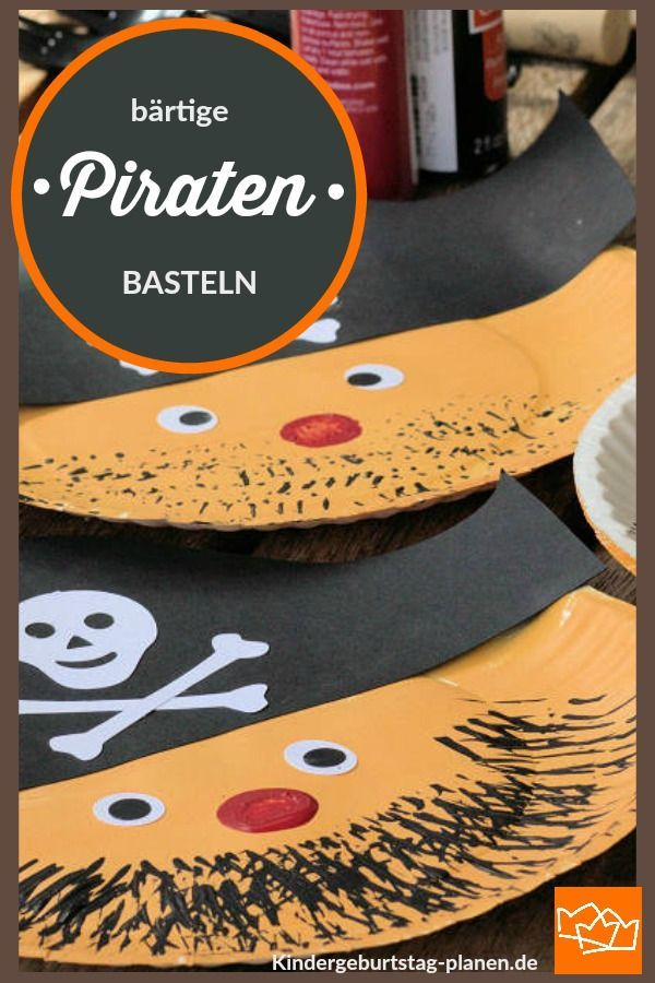 Bärtige Piraten Basteln | Kindergeburtstag Planen intérieur Piraten Basteln Kindergeburtstag