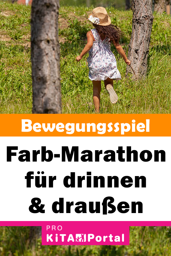Bewegungsspiel – Farb-Marathon Für Drinnen Draußen destiné Kinder Bewegungsspiele