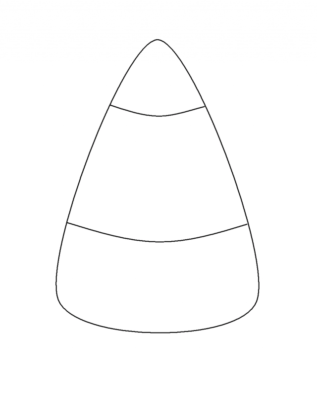 candy corn coloring page candy corn coloring page