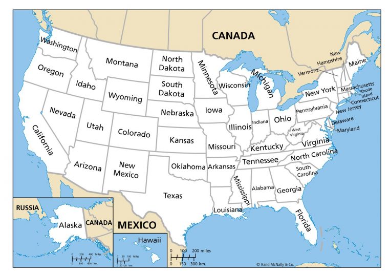 Carte De L Amérique Du Nord Avec Les États | Carte De Paris concernant Carte Amérique Du Nord
