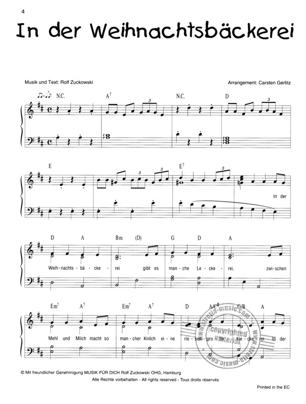 Christmas For Kids | Im Stretta Noten Shop Kaufen encequiconcerne Noten In Der Weihnachtsbäckerei