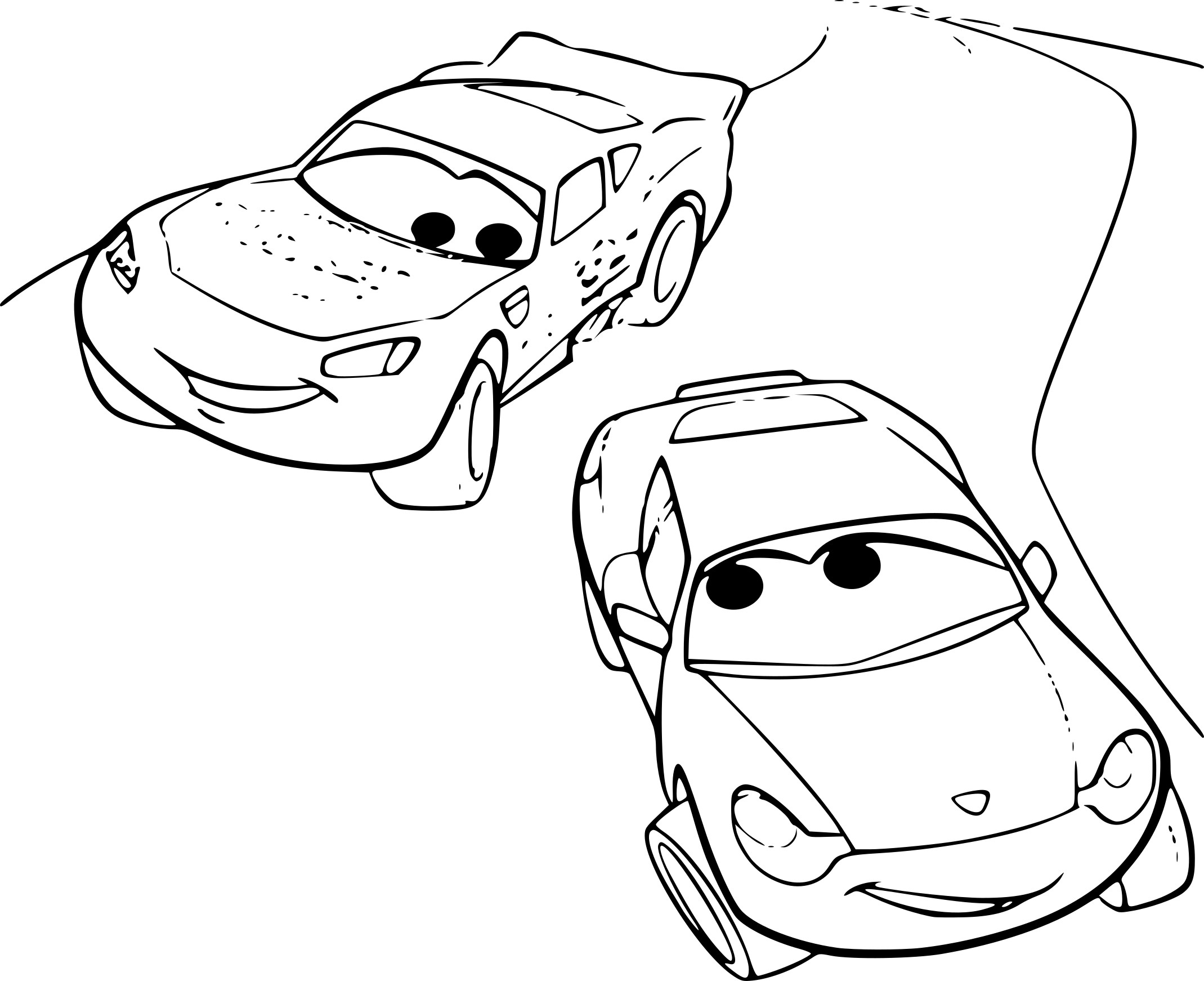 Coloriage Cars Et Sally À Imprimer Sur Coloriages à Dessin A Imprimer Cars