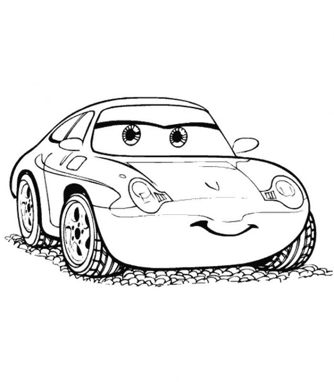 Coloriage Cars Sally Carrera Dessin Gratuit À Imprimer dedans Dessin A Imprimer Cars