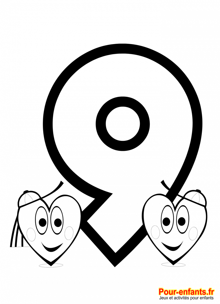 dessin à imprimer 9 ans