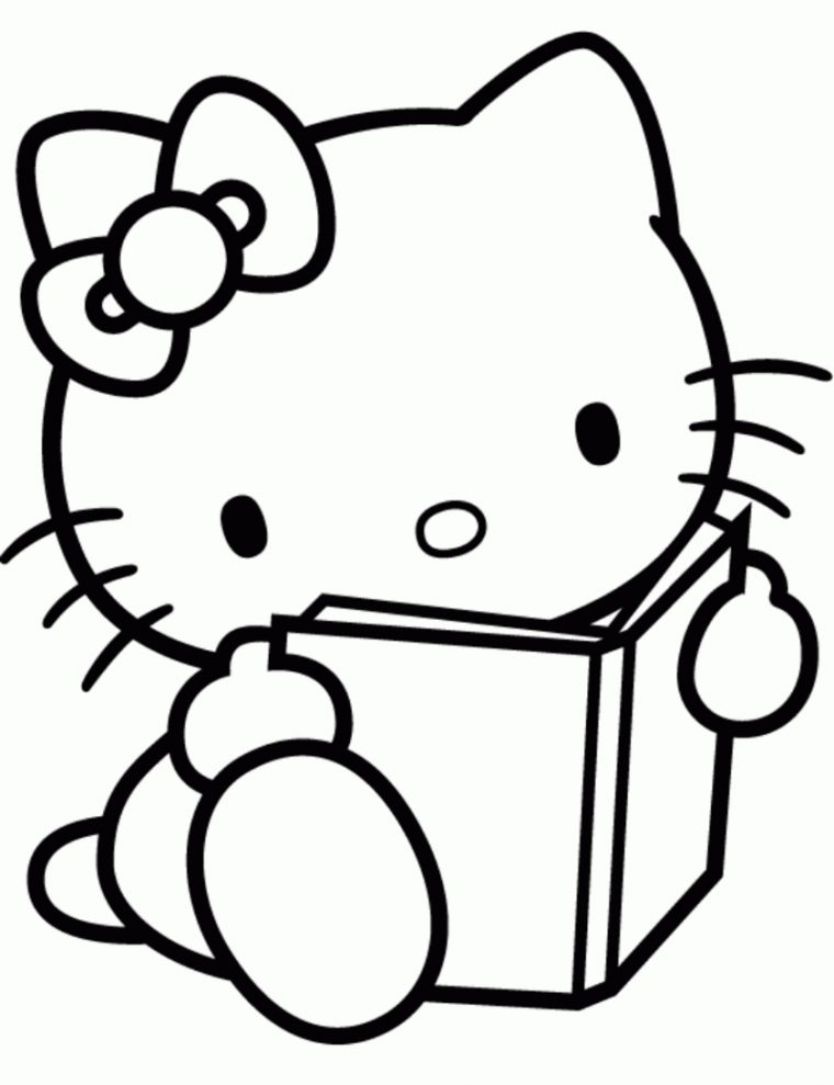 Coloriage Hello Kitty A Imprimer | 321 Coloriage destiné Coloriage Hello Kitty