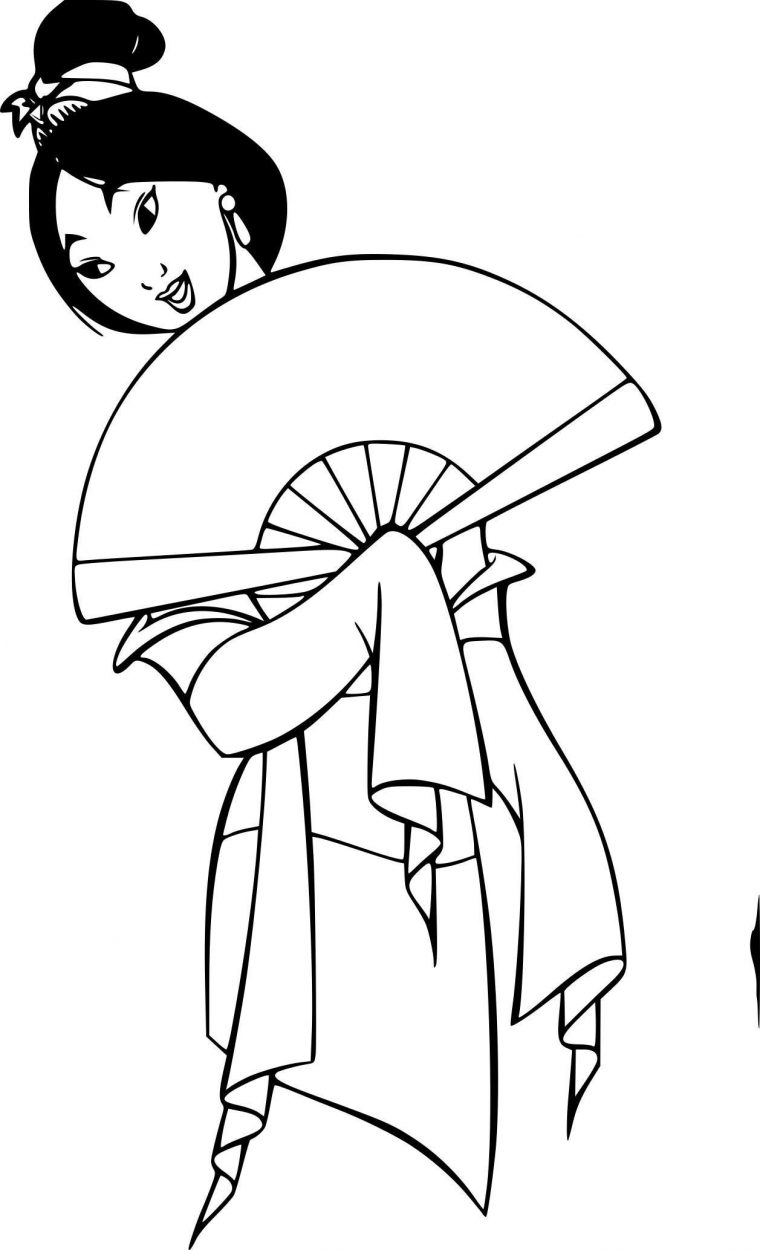 Coloriage Imprimer Princesse Mulan – Coloriage Imprimer à Dessin À Colorier À Imprimer
