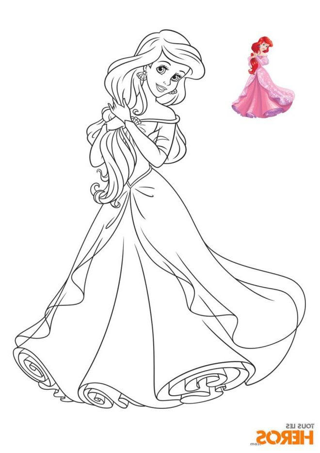 Coloriage Princesse Disney À Imprimer En Ligne | Disney à Dessin Disney A Imprimer