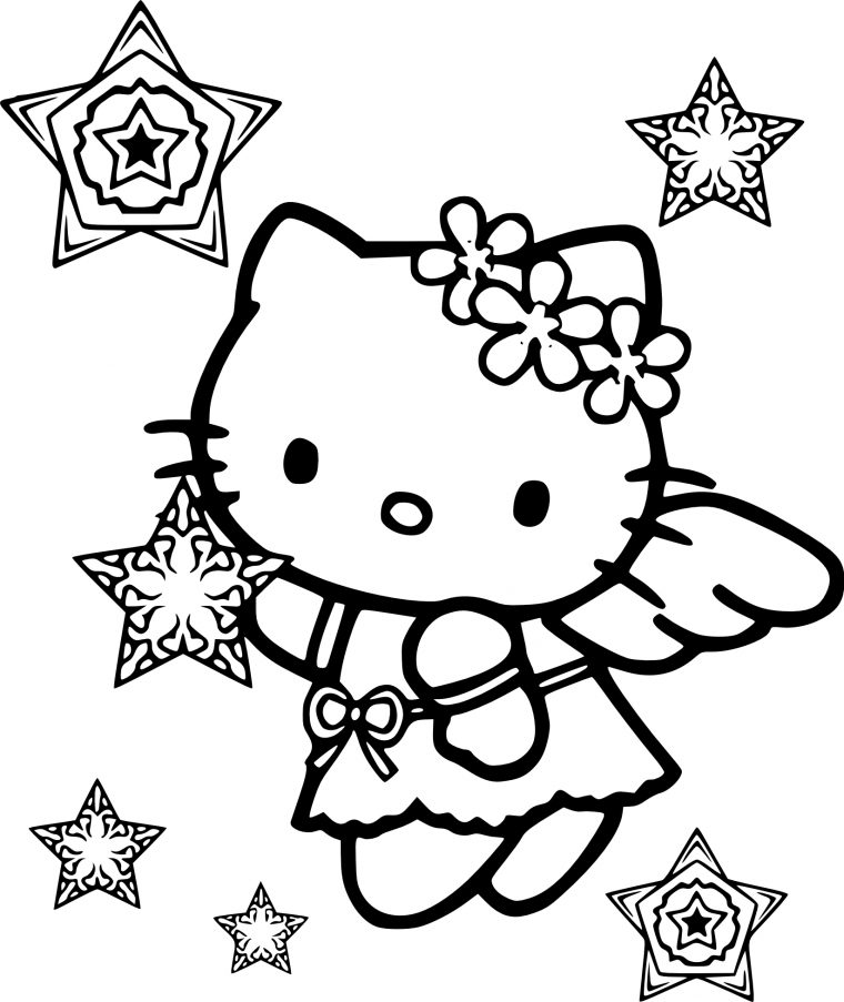 Coloriages À Imprimer : Hello Kitty, Numéro : Ac860085 à Coloriage Hello Kitty