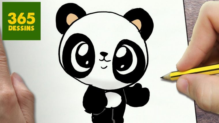 Comment Dessiner Panda Kawaii Étape Par Étape – Dessins tout Dessin Facile A Faire