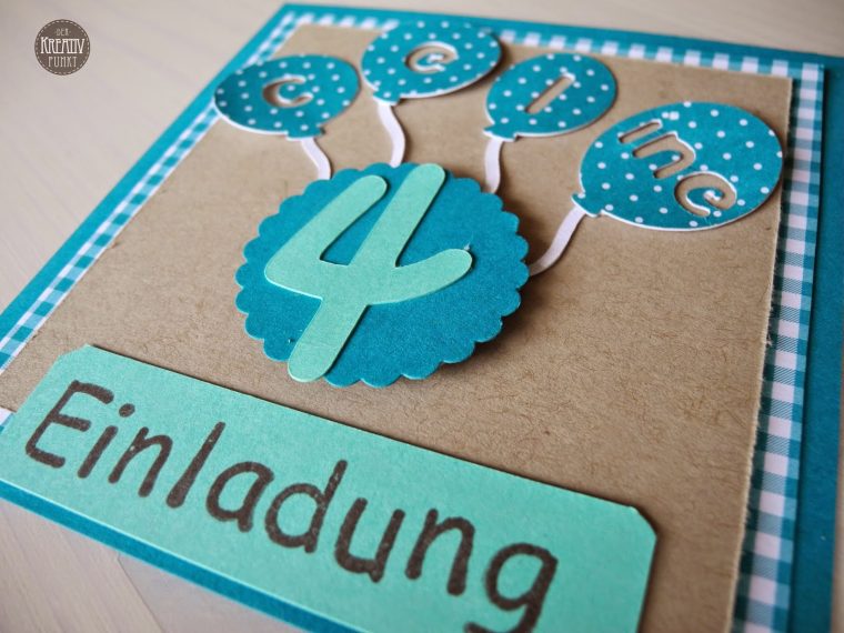 Der Kreativpunkt: Einladung Zum 4. Geburtstag avec Geburstag Einladung
