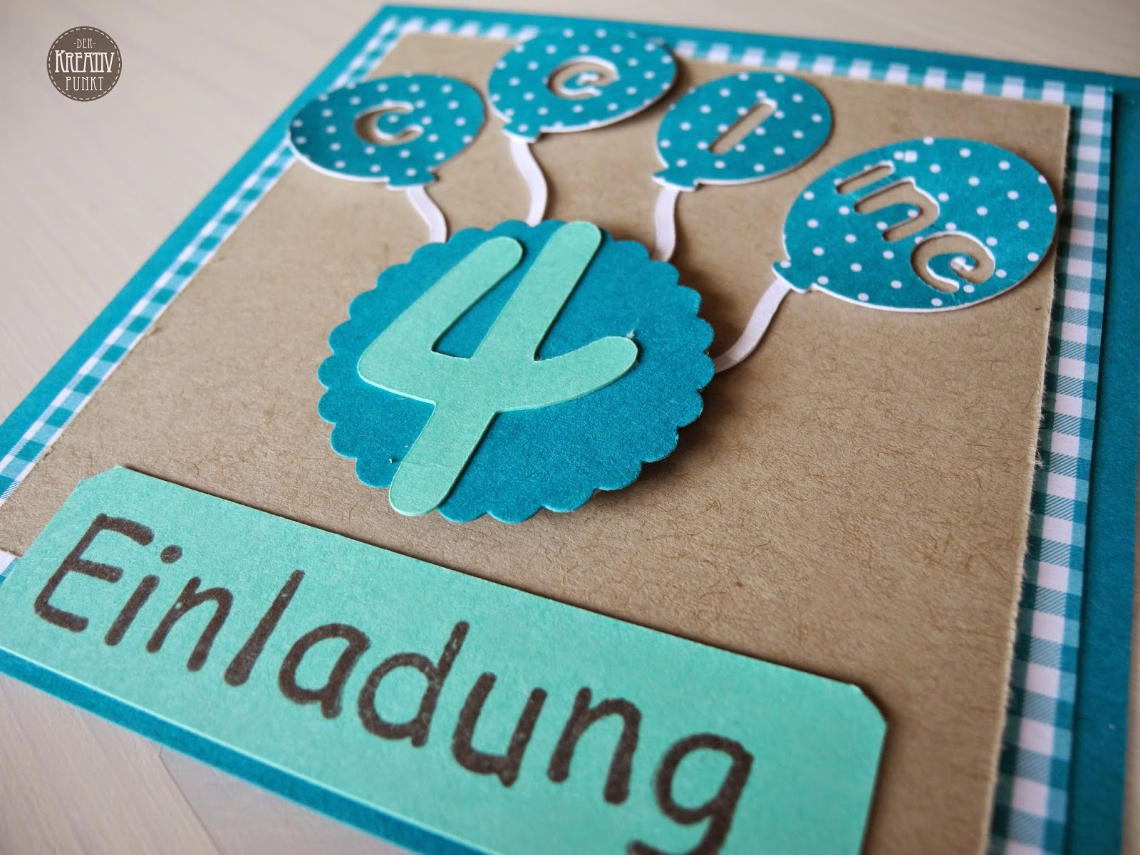Der Kreativpunkt: Einladung Zum 4. Geburtstag avec Geburstag Einladung