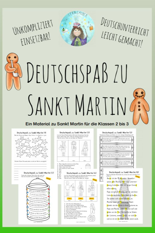 Deutschspaß Zu Sankt Martin (Klassen 2 Und 3 intérieur Sankt Martin Unterrichtsmaterial