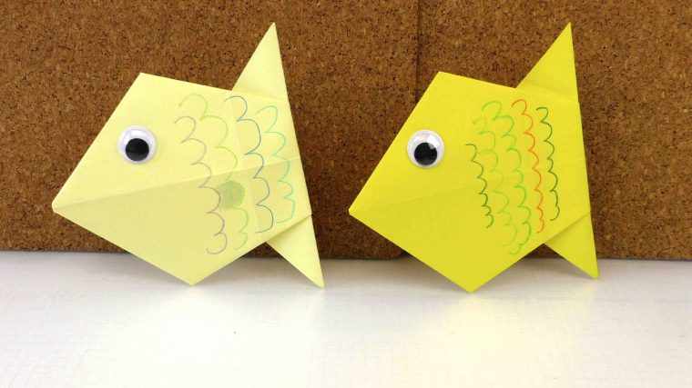 Diy Origami Deutsch Einfach – Wie Falte Ich Einen Fisch avec Faltanleitung Fisch