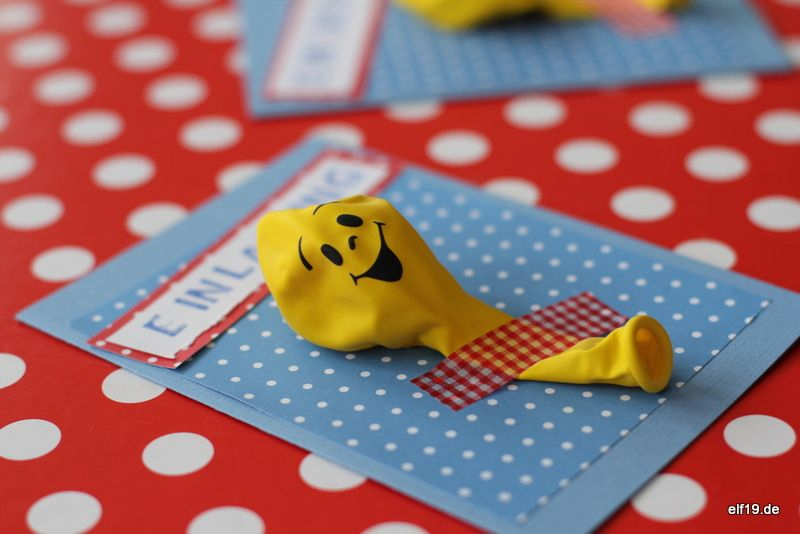 {Diy: } Schnelle Einladung Für Den 3. Geburtstag (Elf19.De concernant Basteln Kinder 3 Jahre