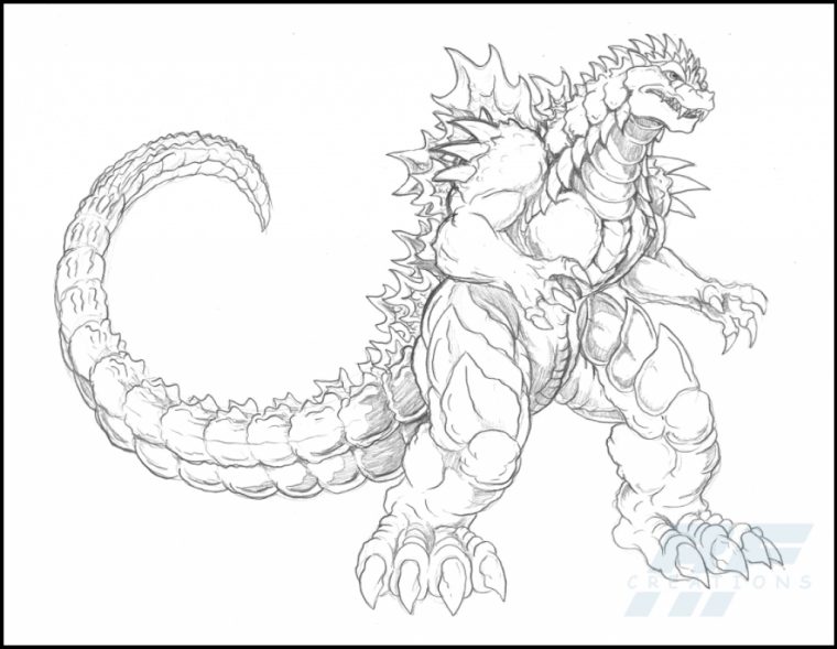 godzilla coloring page godzilla coloring page
