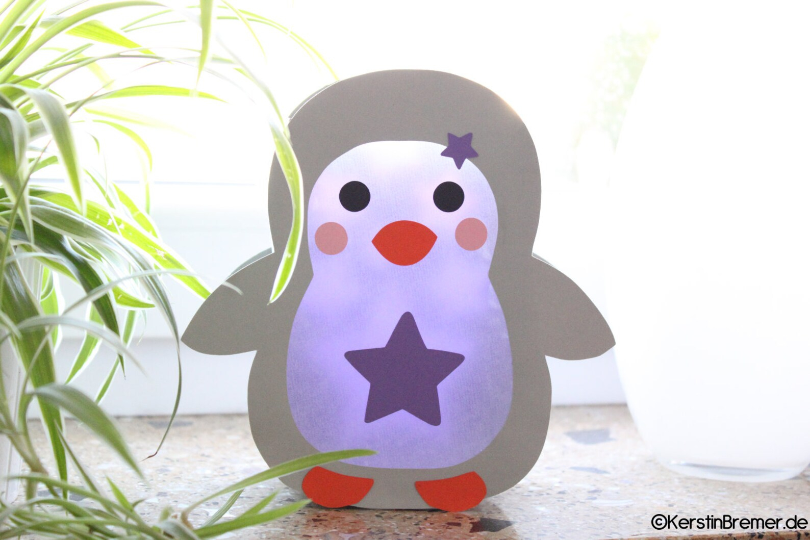 Ebook Pinguin Laterne Bastelanleitung Laterne Für St. | Etsy intérieur