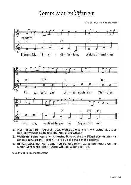 Eckart Zur Nieden: Komm Marienkäferlein | Vorschullieder concernant Frühlingslied Kindergarten Eckart Zur Nieden: Komm Marienkäferlein | Vorschullieder concernant Frühlingslied Kindergarten