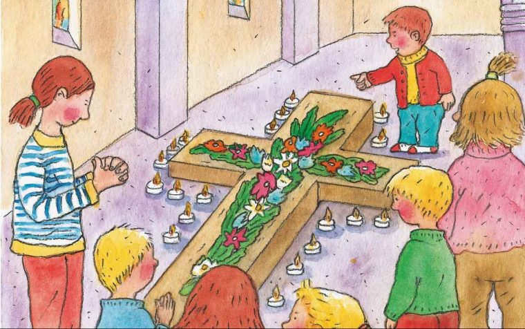 Ein Kreuzweg Für Kinder? | Kamishibai serapportantà Ostern Bedeutung Kindern Erklären