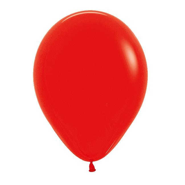 Einfarbige Luftballons Kunterbunt 8Er Pack-Rot Günstig serapportantà Luftballon Material