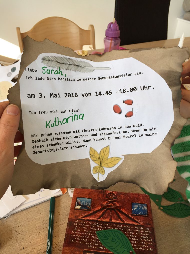 Einladung Zum Wald-Geburtstag Mai 2016 | Kindergeburtstag à Geburtstagseinladung Kinder