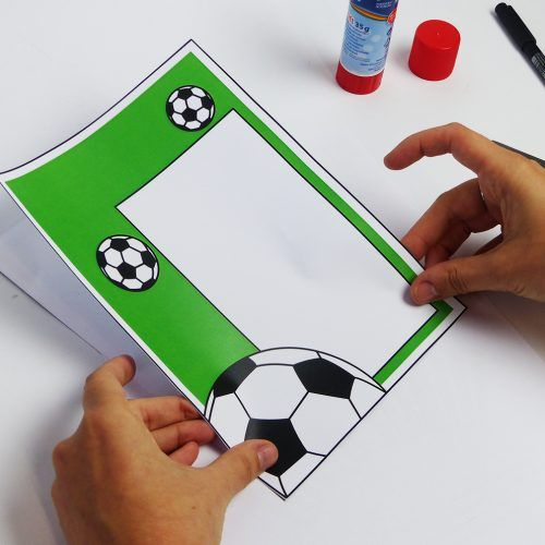 Einladung_Fussball-4 | Einladungen, Karten Basteln serapportantà Kindergeburtstag Fußball Basteln