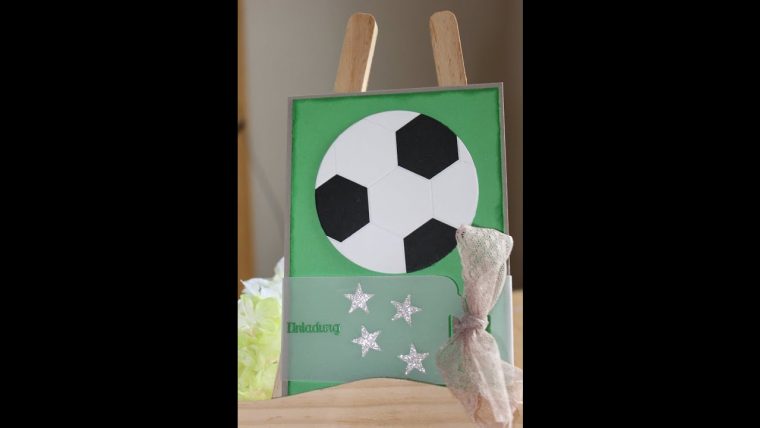 Einladungskarte Fußball Von Stampin Up – à Gutschein Fußballspiel