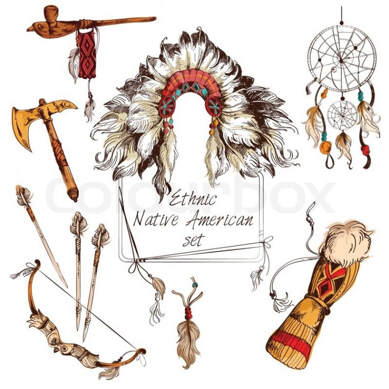Ethnische Indianer Set Farbig | Stock-Vektor | Colourbox tout Indianische Religion Ethnische Indianer Set Farbig | Stock-Vektor | Colourbox tout Indianische Religion
