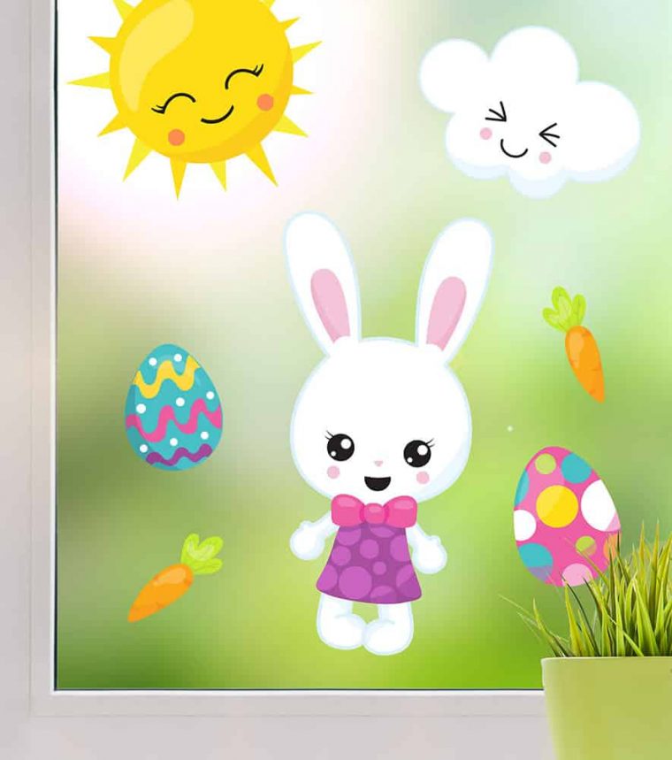 Fensterbilder Vorlagen Ostern Kostenlos Ausdrucken dedans Oster Fensterbilder