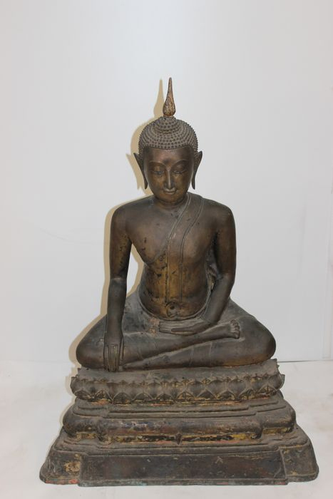 Figur (1) – Bronze – Buddha – 90Cm High 65 Kg – Thailand intérieur Was Bedeutet Buddha