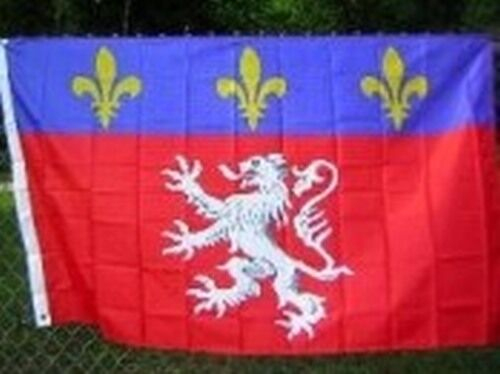 Flag Of Lyonnais 3X5 Ft French Region France Lyon Historic encequiconcerne Drapeau Olympique Lyonnais